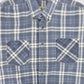Vintage Faded Flannel Button-Down Shirt Image 1