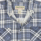 Vintage Faded Flannel Button-Down Shirt Image 2