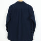 L.L. Bean Navy Flannel Button-Down Shirt