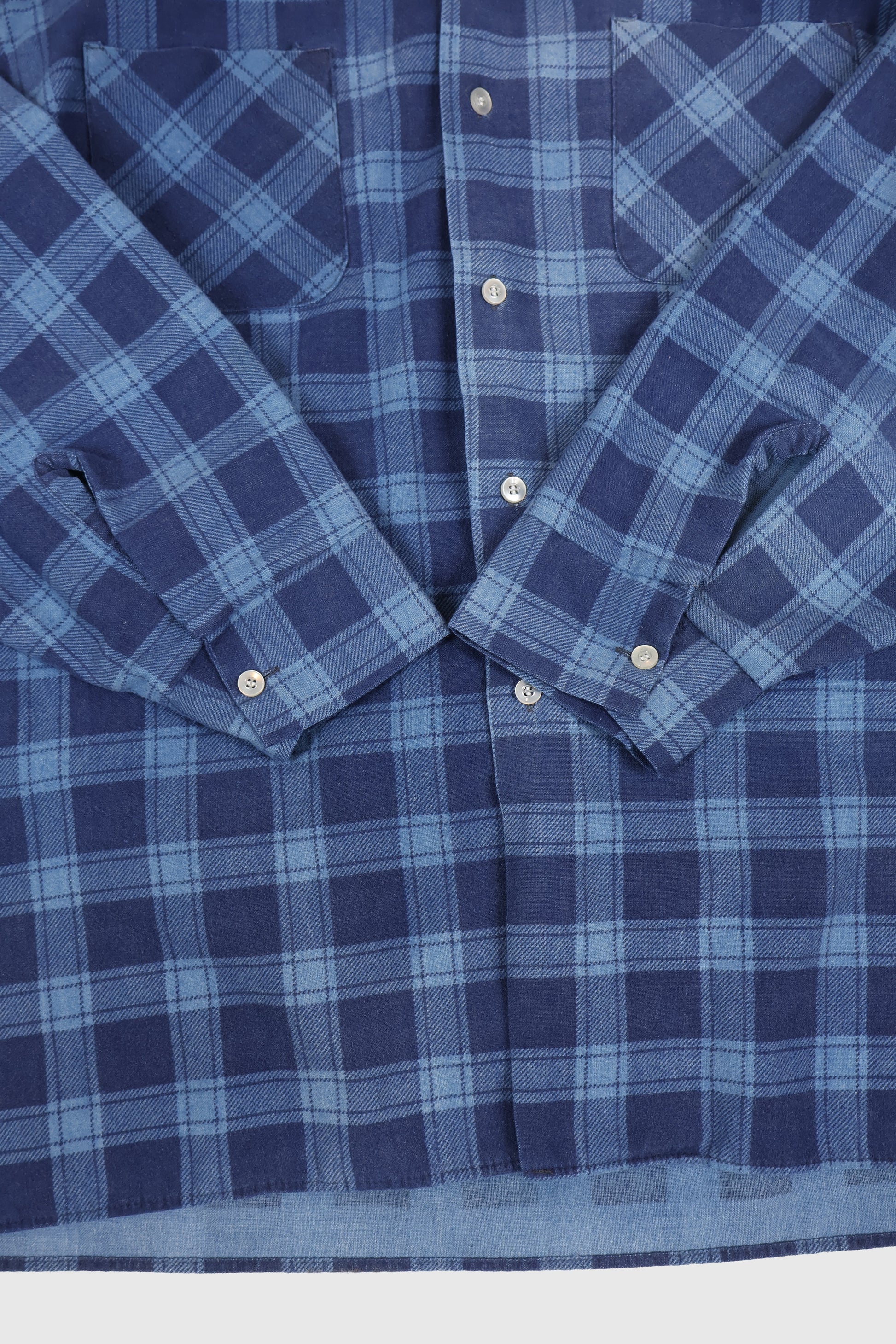 Vintage Flannel Button-Down Shirt Image 3