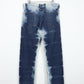 Reworked Straight Fit Bleached Jeans