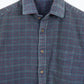 Vintage Acid Washed Cropped Button-Down Shirt