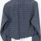 Vintage Acid Washed Cropped Button-Down Shirt