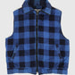 Vintage Blue Plaid Vest Image 0
