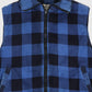 Vintage Blue Plaid Vest Image 2