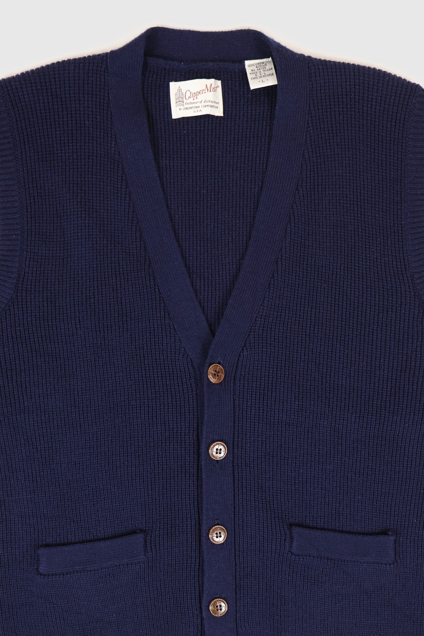 Vintage Navy Sweater Vest Image 1