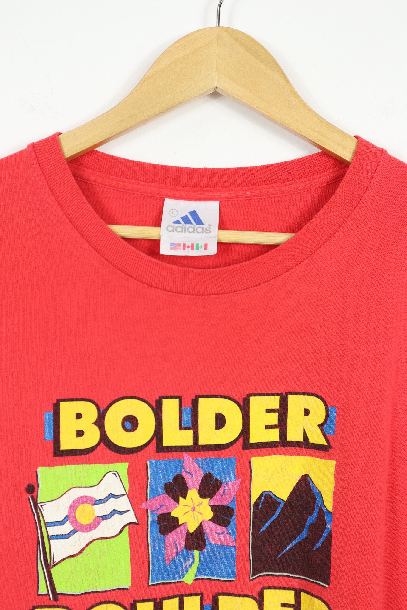 Vintage Adidas Bolder Boulder Tee