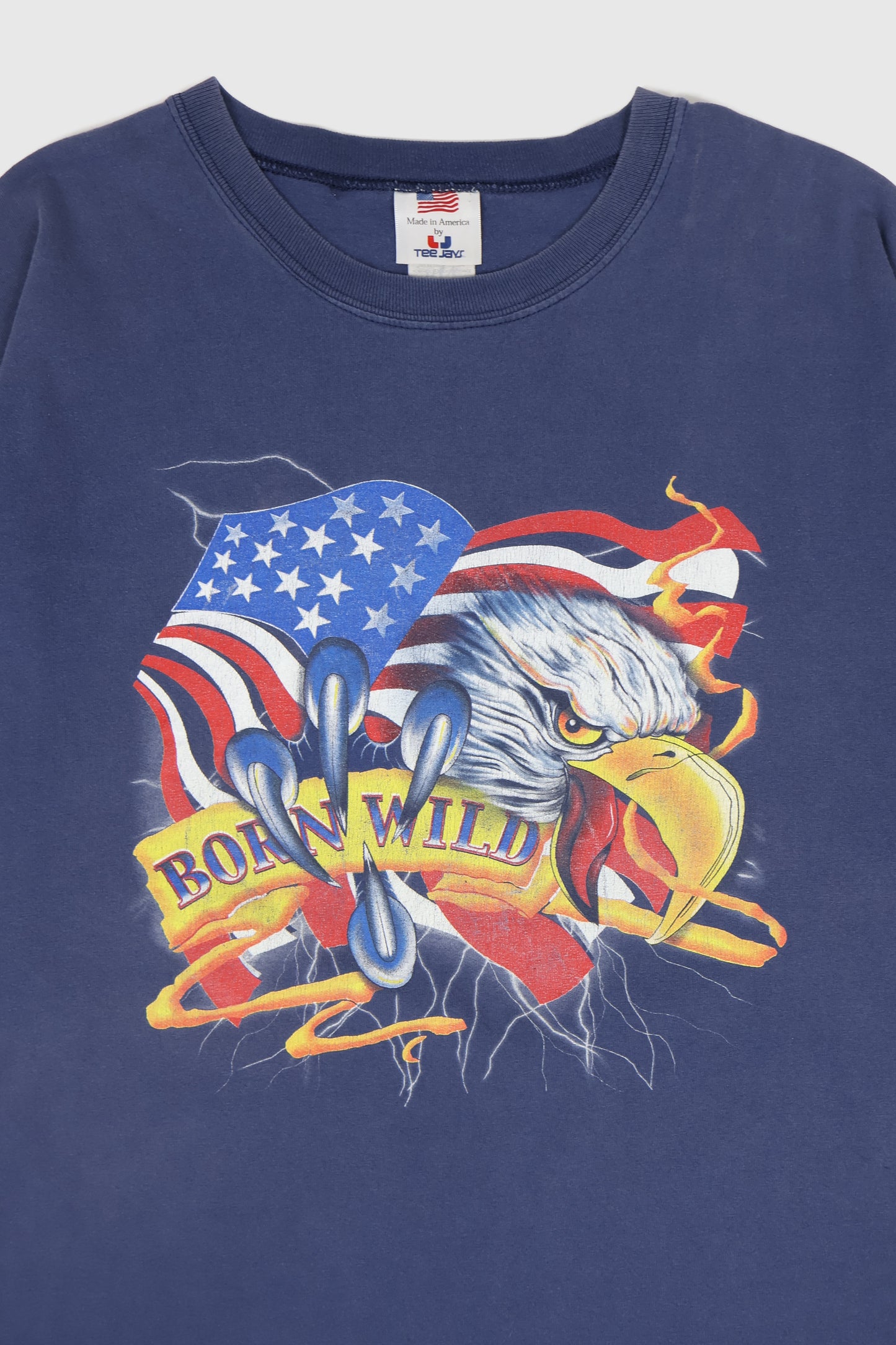 Vintge Born Wild Eagle Tee