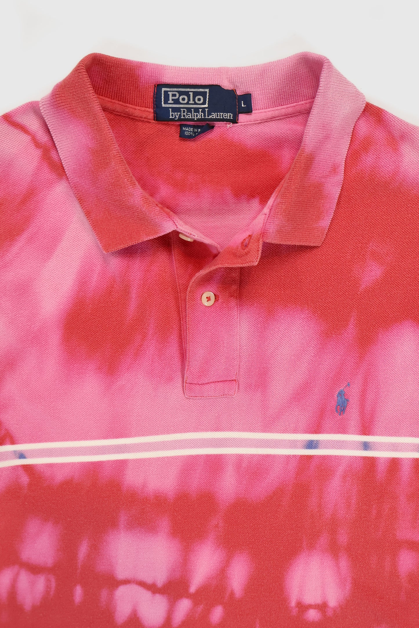 Reworked Bleached Ralph Lauren Polo 10