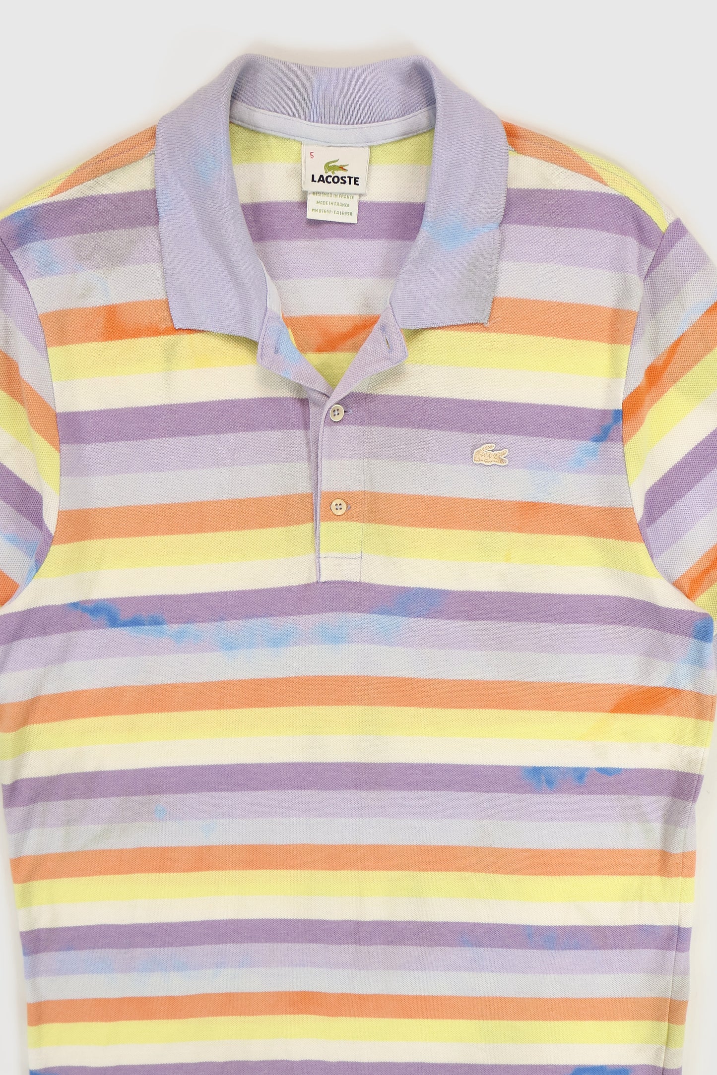 Reworked Lacoste Bleached Polo 02
