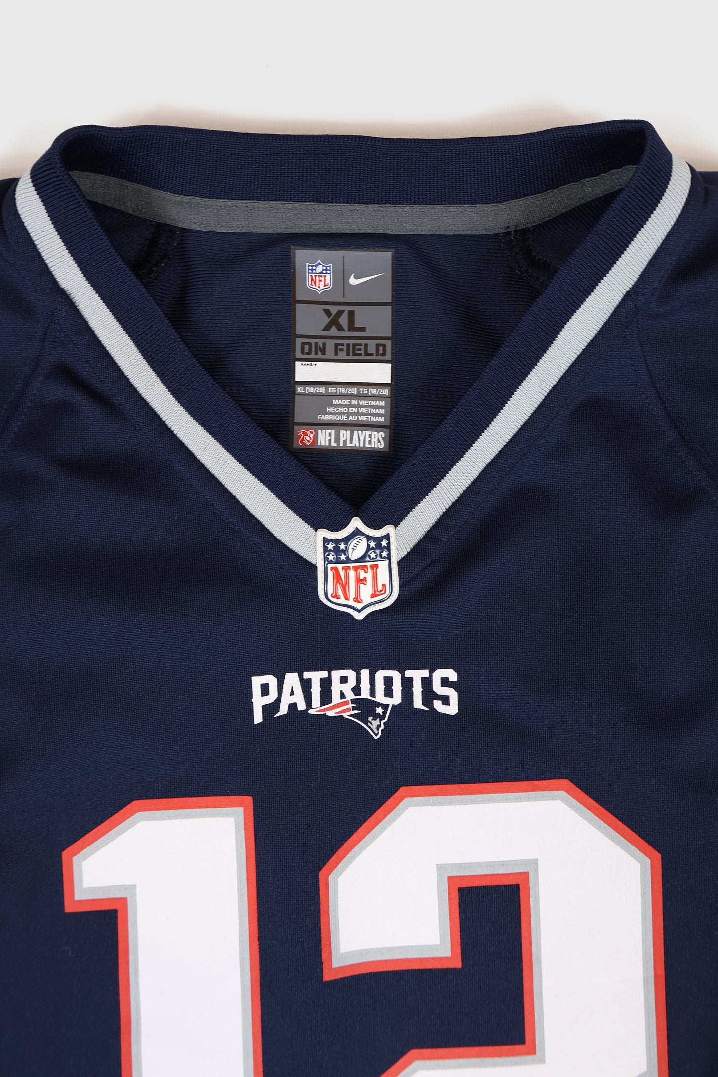 Vintage New England Patriots Tom Brady Jersey Image 3