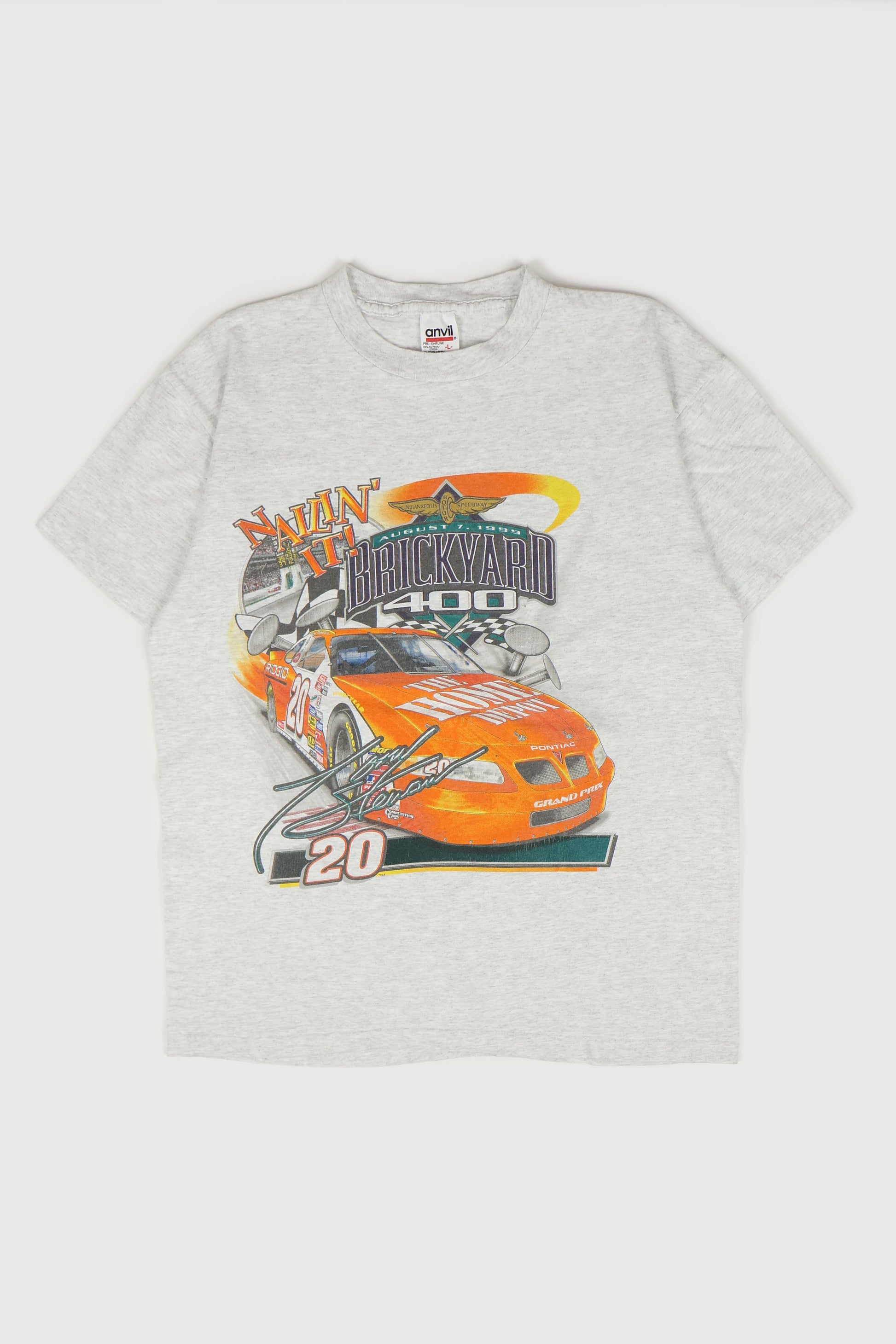 Vintage Tony Stewart 1999 Brickyard NASCAR Tee Image 0
