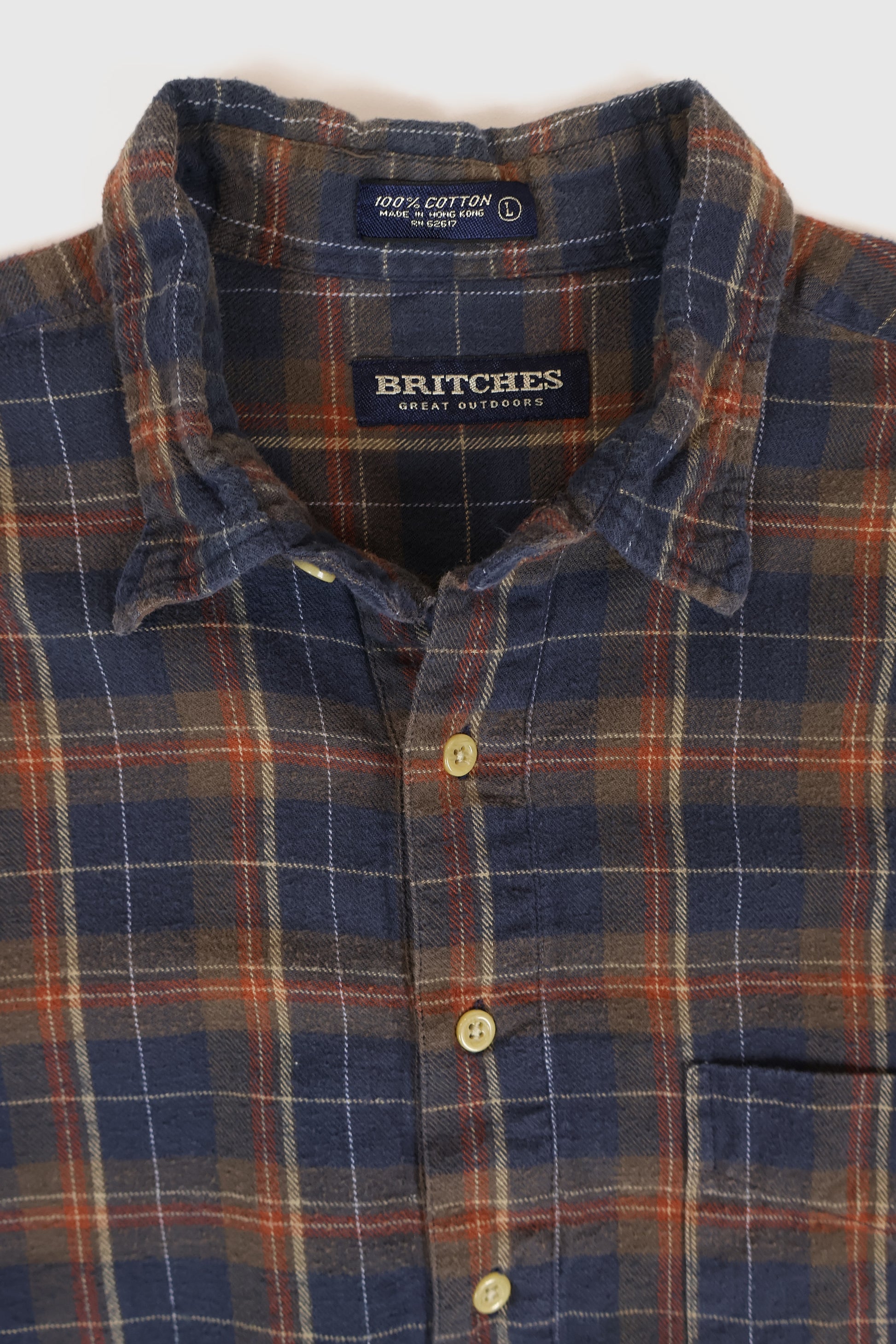 Vintage Flannel Pullover Shirt Image 2