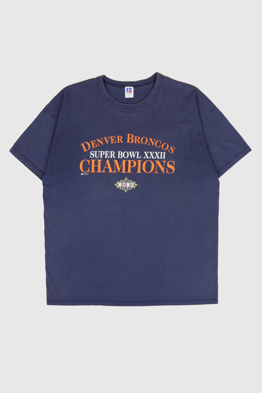 Vintage Denver Broncos 1998 Super Bowl XXXII Champions Tee Image 0