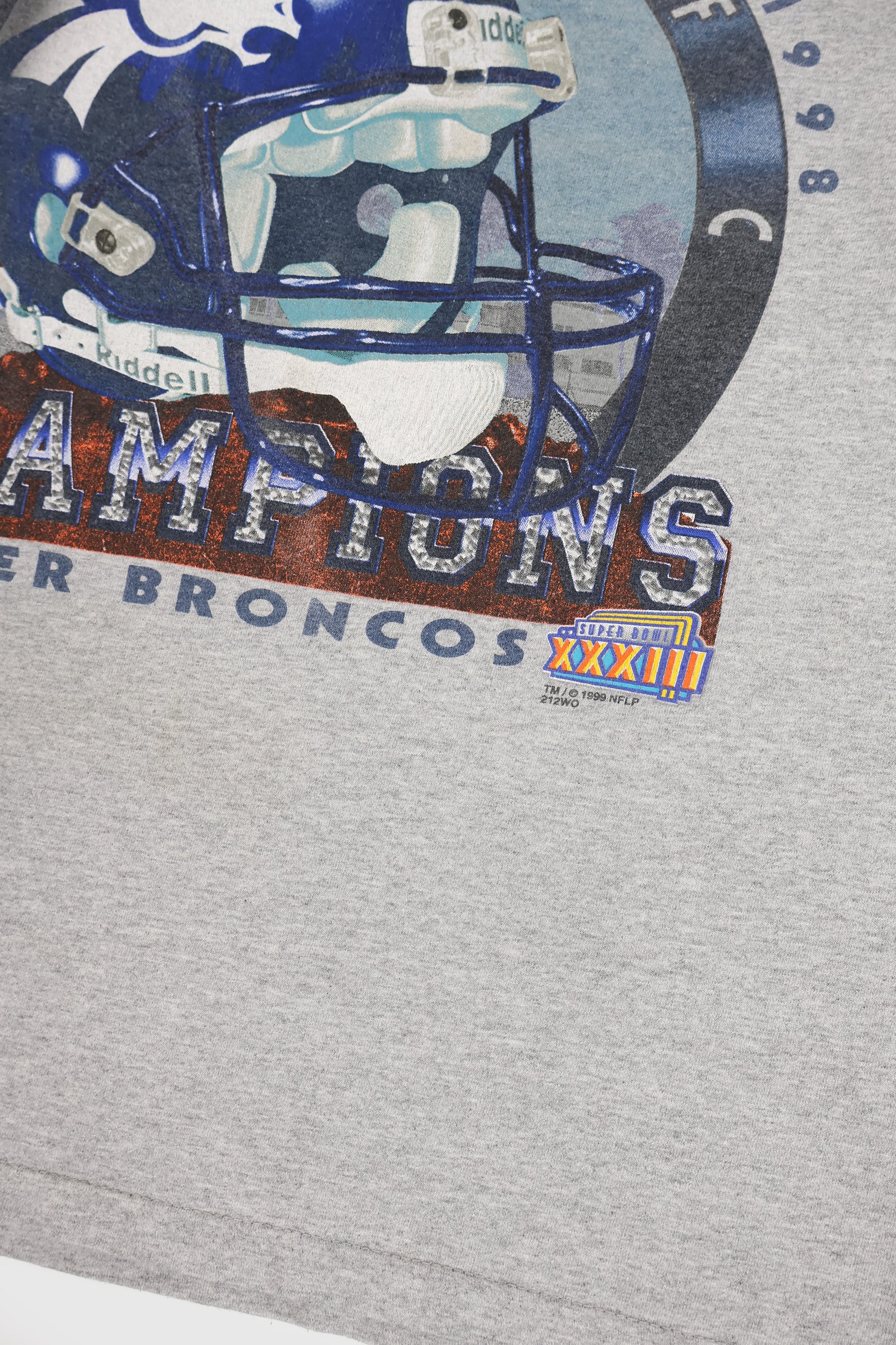 Vintage Denver Broncos Back to Back Champions Tee Image 3
