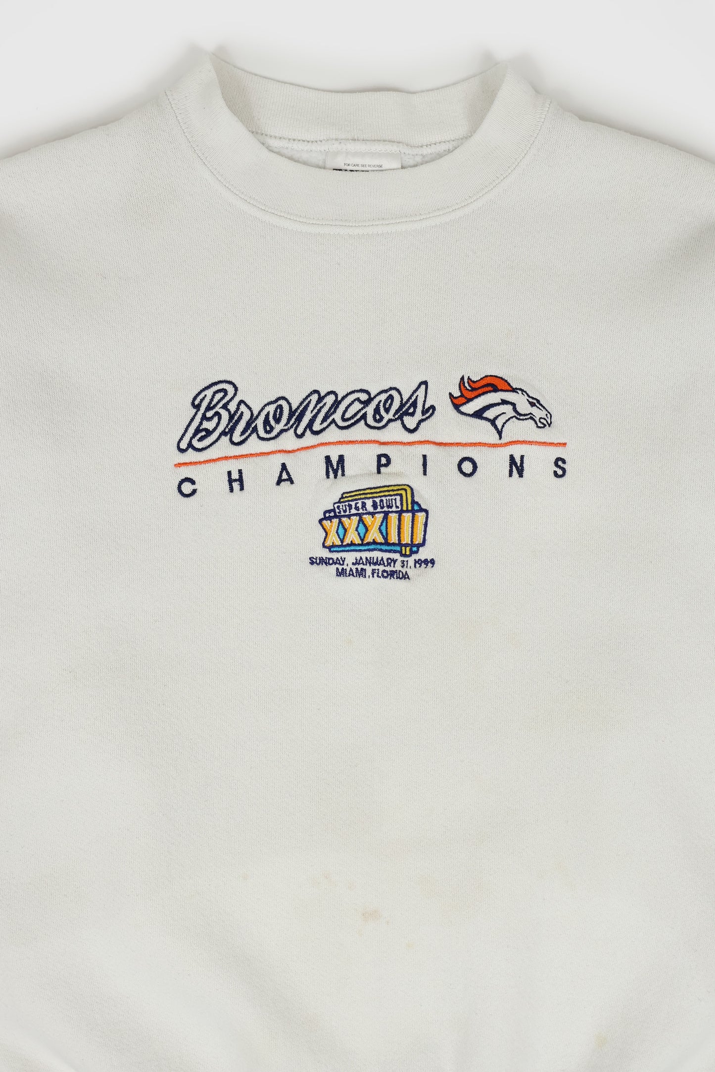 Vintage Denver Broncos Super Bowl XXXIII Crewneck Image 1
