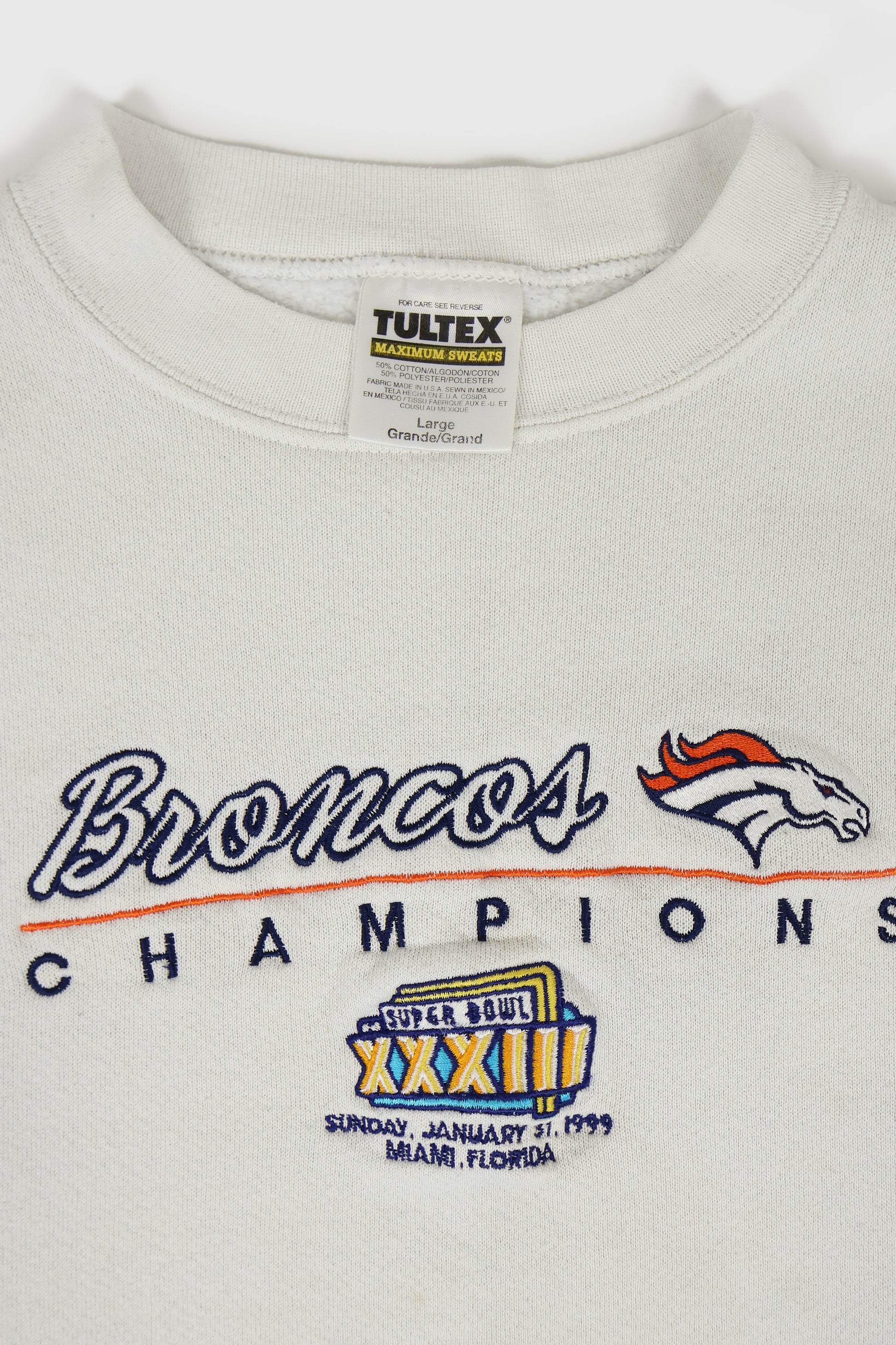 Vintage Denver Broncos Super Bowl XXXIII Crewneck Image 2