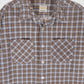 Vintage Plaid Flannel Button-Down Shirt Image 1