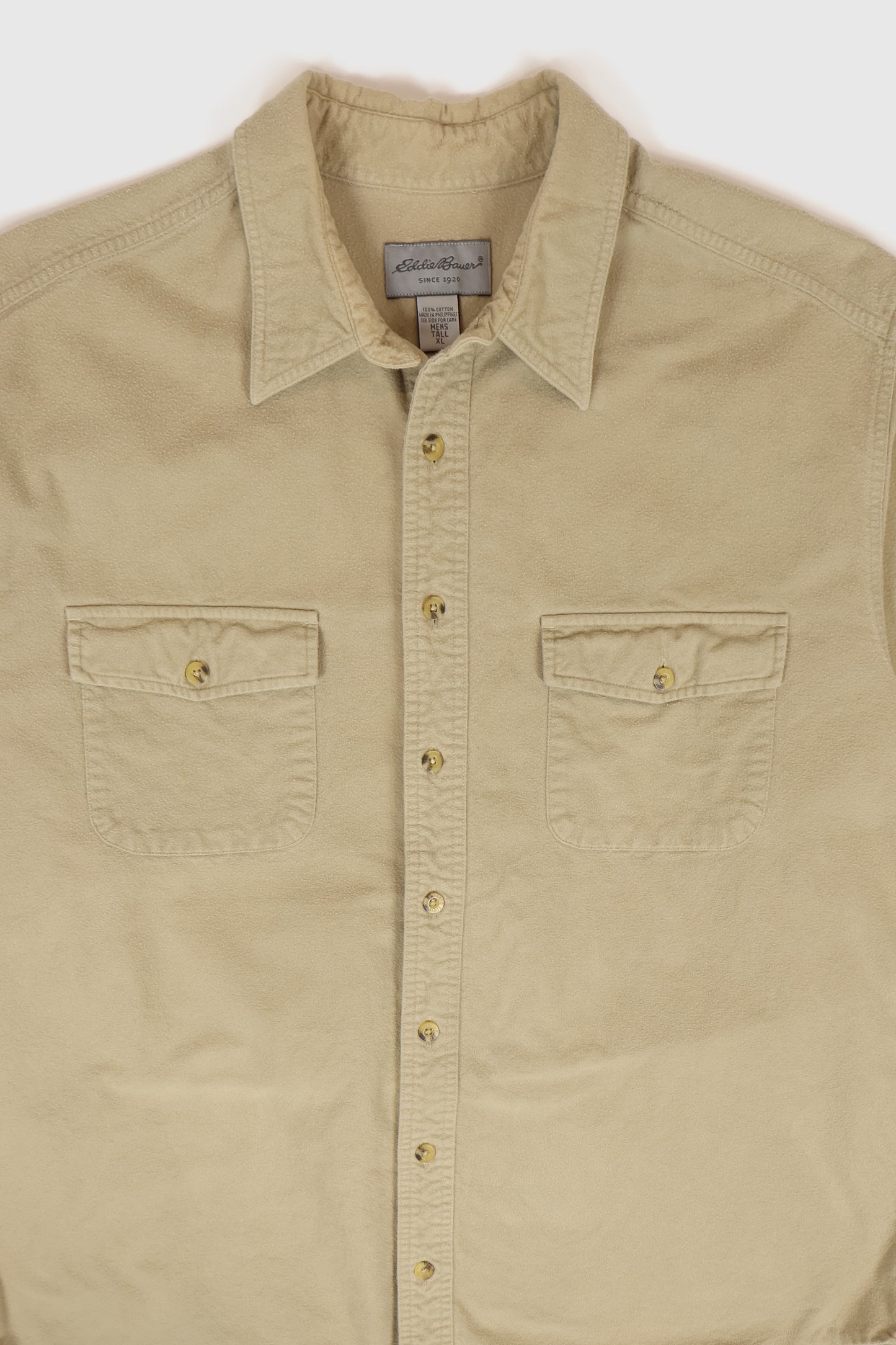 Vintage Eddie Bauer Flannel Button-Down Shirt Image 1