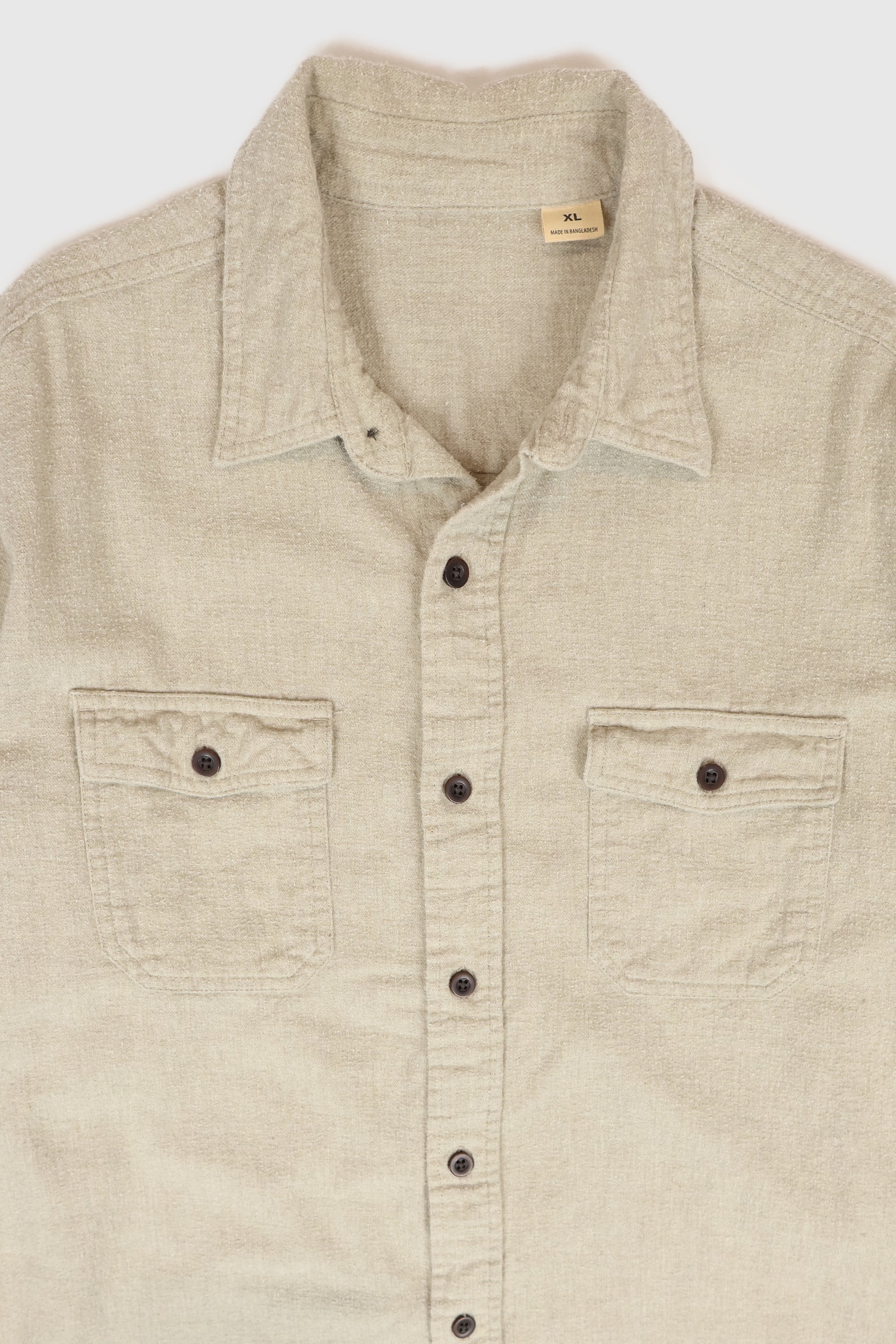 Vintage Flannel Button-Down Shirt Image 1