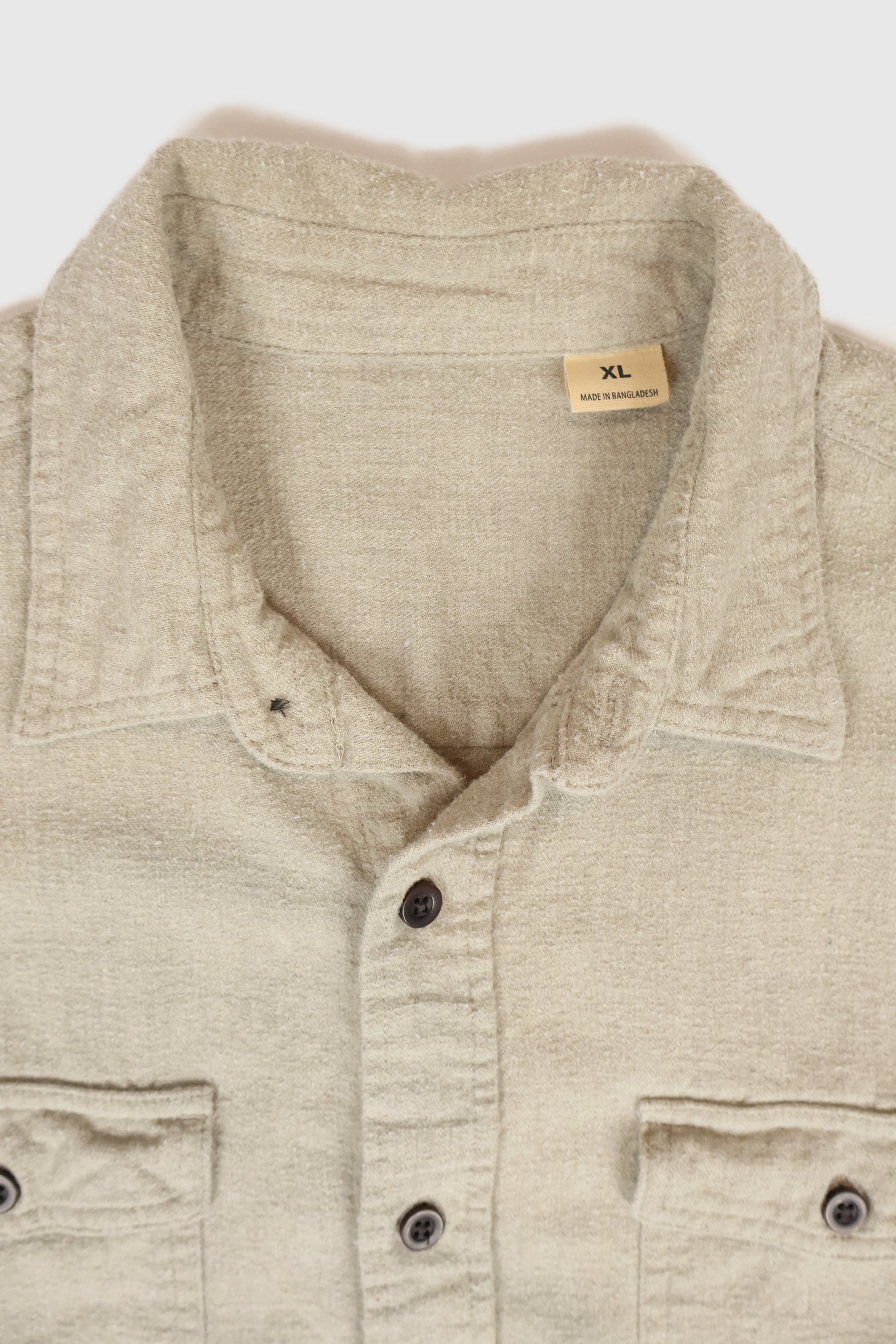 Vintage Flannel Button-Down Shirt Image 2