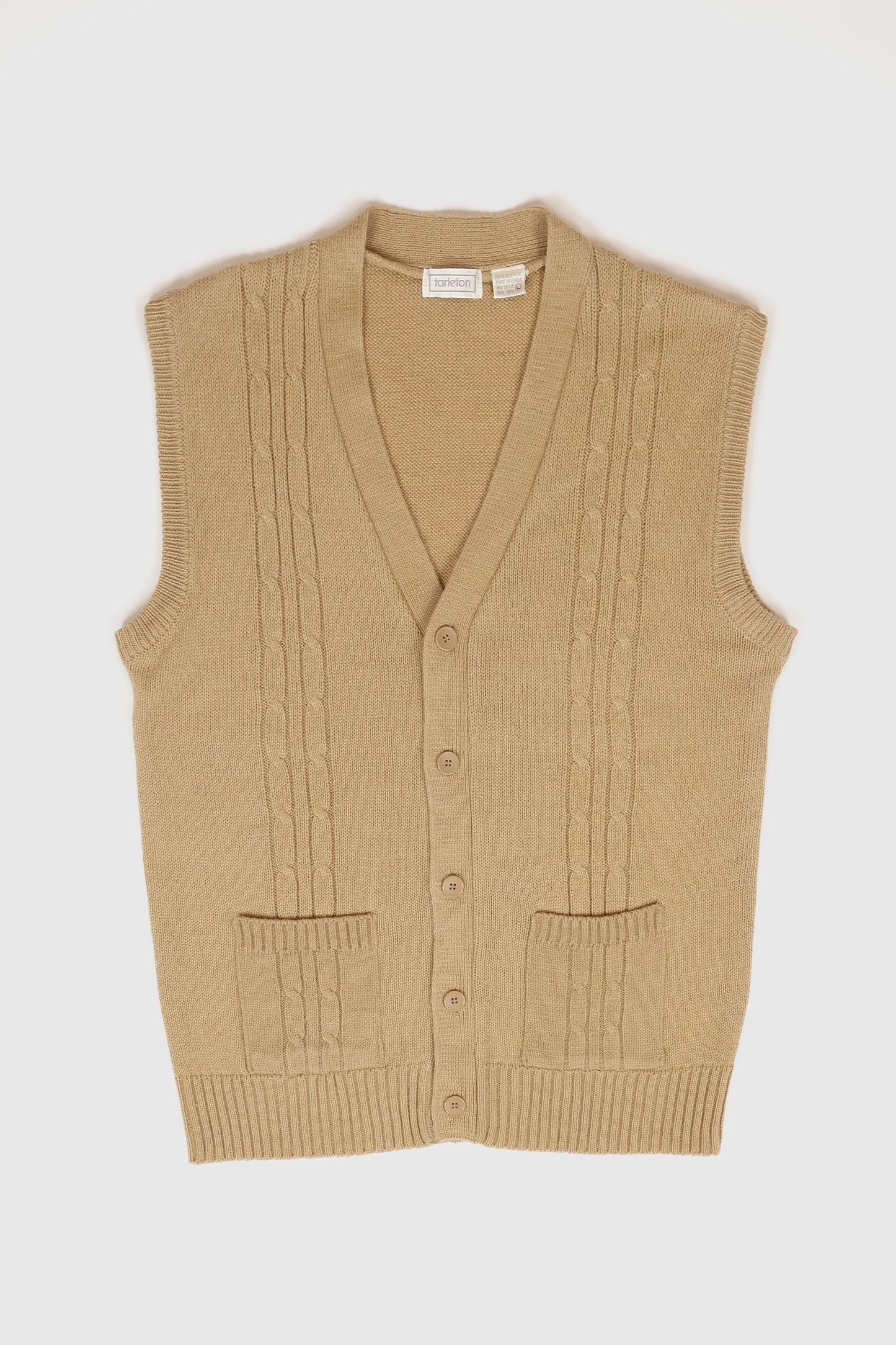 Vintage Cardigan Sweater Vest 02 Image 0