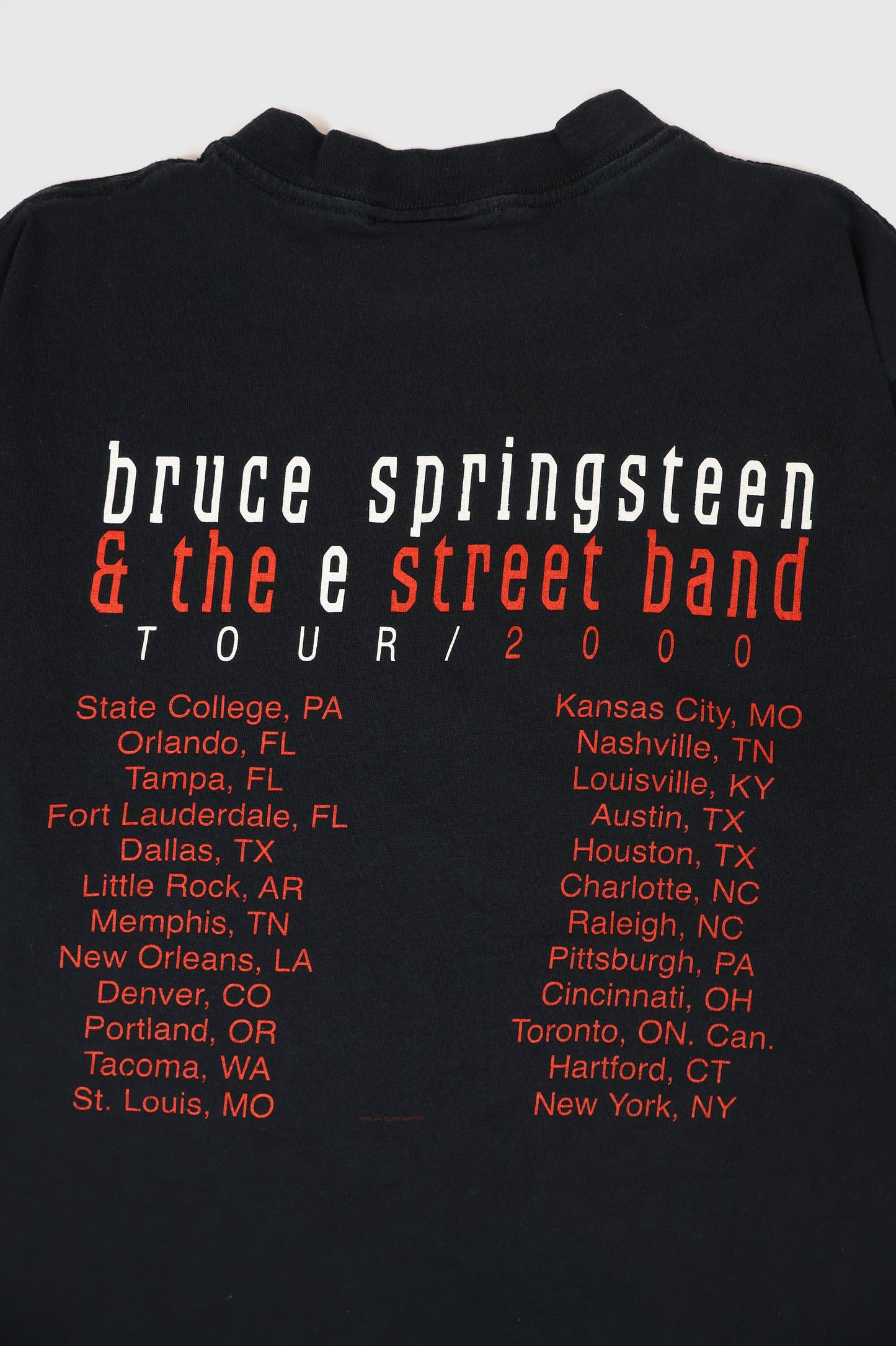Vintage Bruce Springsteen 2000 Tour Tee Image 4