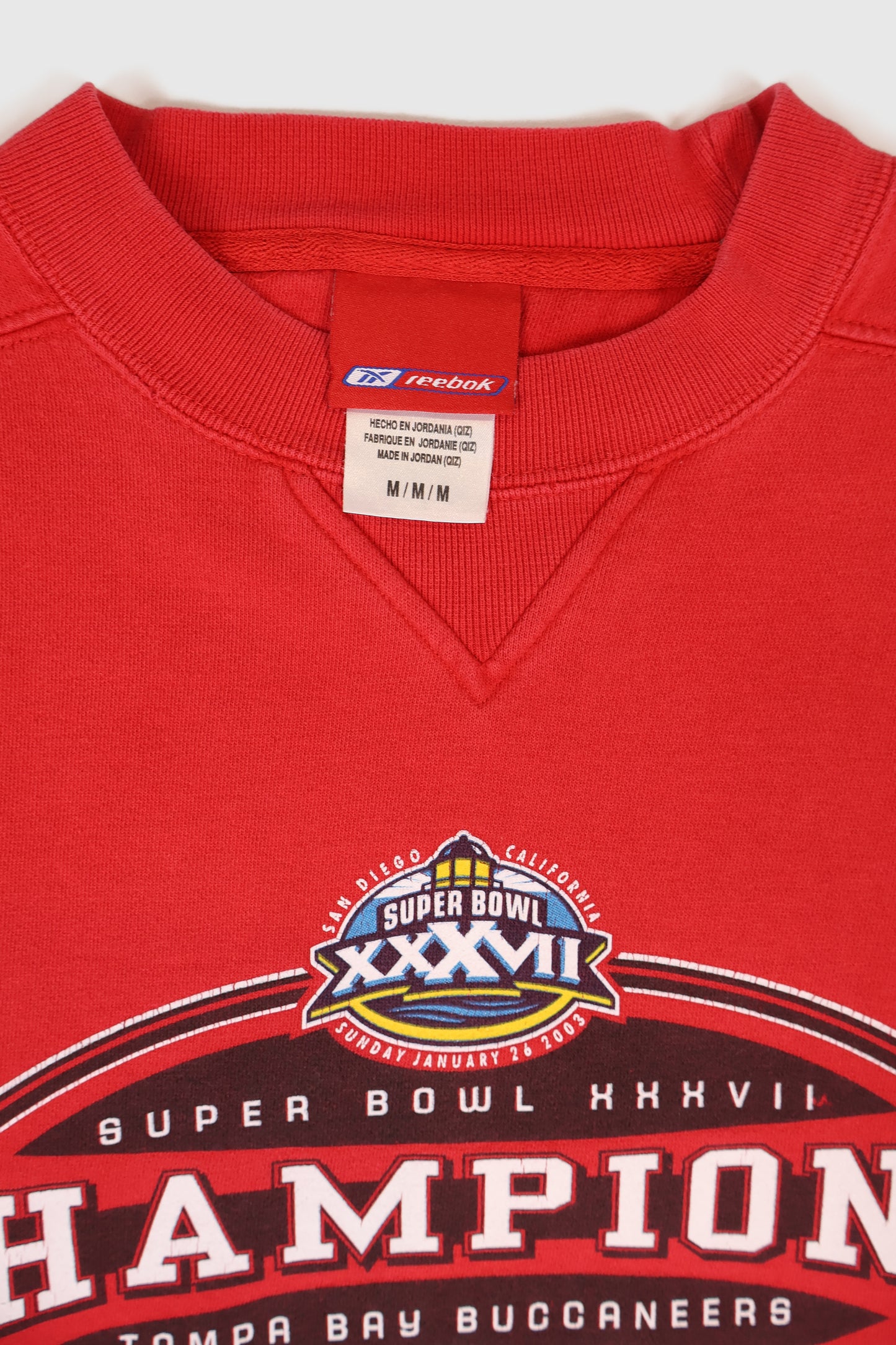 Vintage Tampa Bay Bucaneers Super Bowl XXXVII Crewneck Image 2