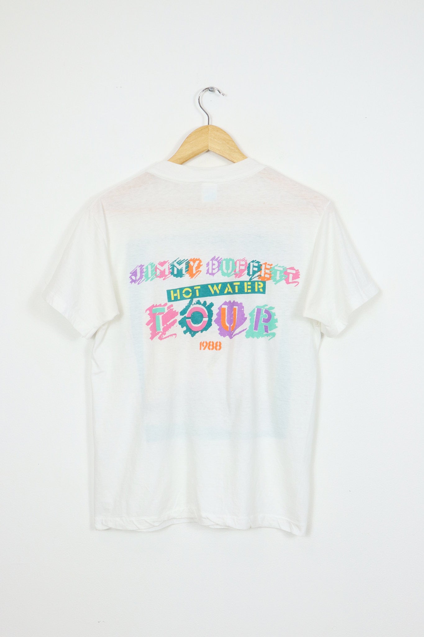 Vintage Jimmy Buffett 1988 Hot Water Tour Tee