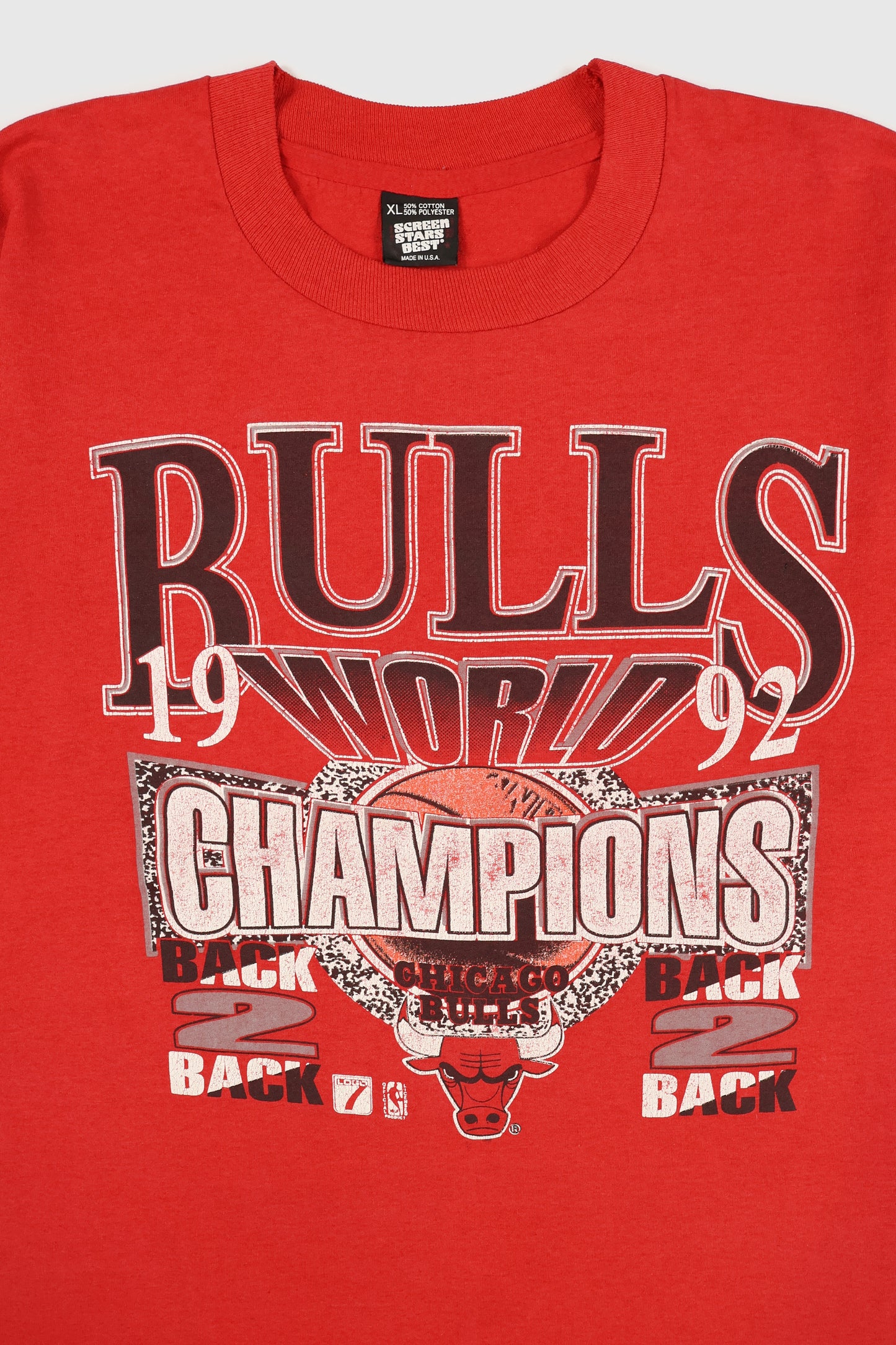 Vintage Chicago Bulls Back to Back Tee Image 1