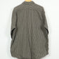 Black Pattern Flannel Button-Down Shirt