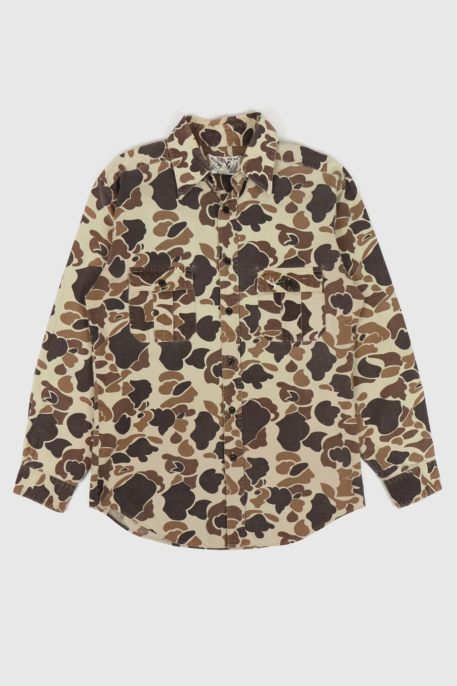 Vintage Camo Button-Down Shirt Image 0