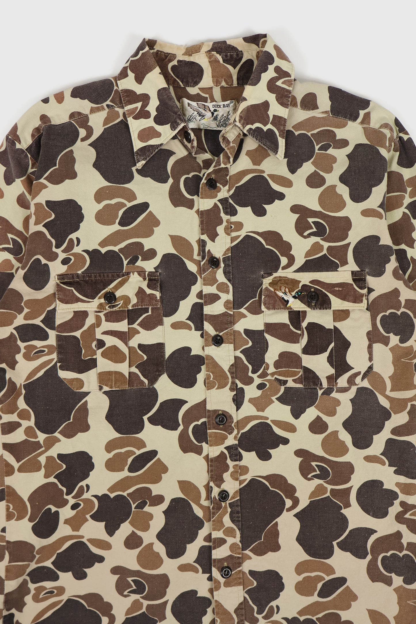 Vintage Camo Button-Down Shirt Image 1