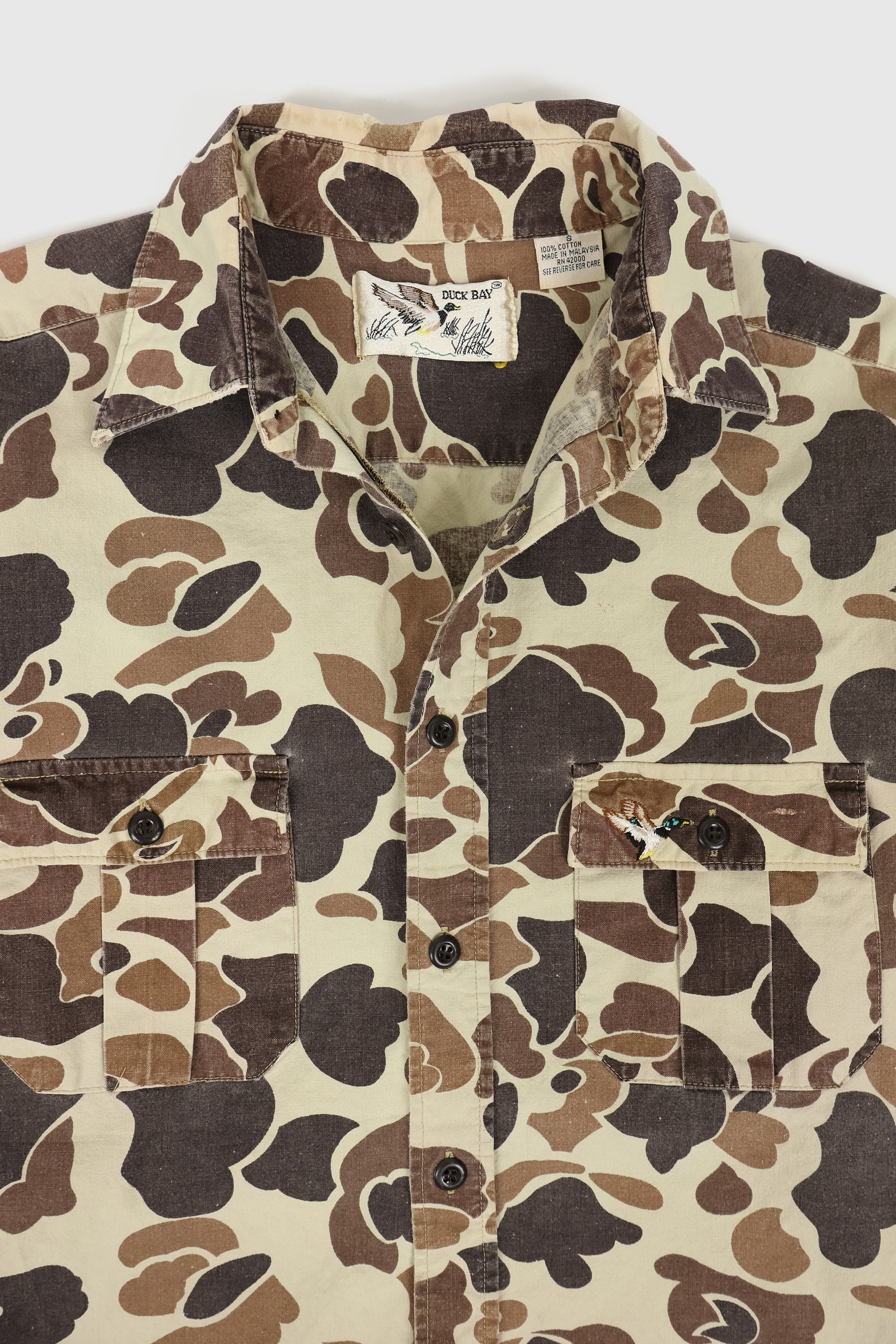 Vintage Camo Button-Down Shirt Image 2