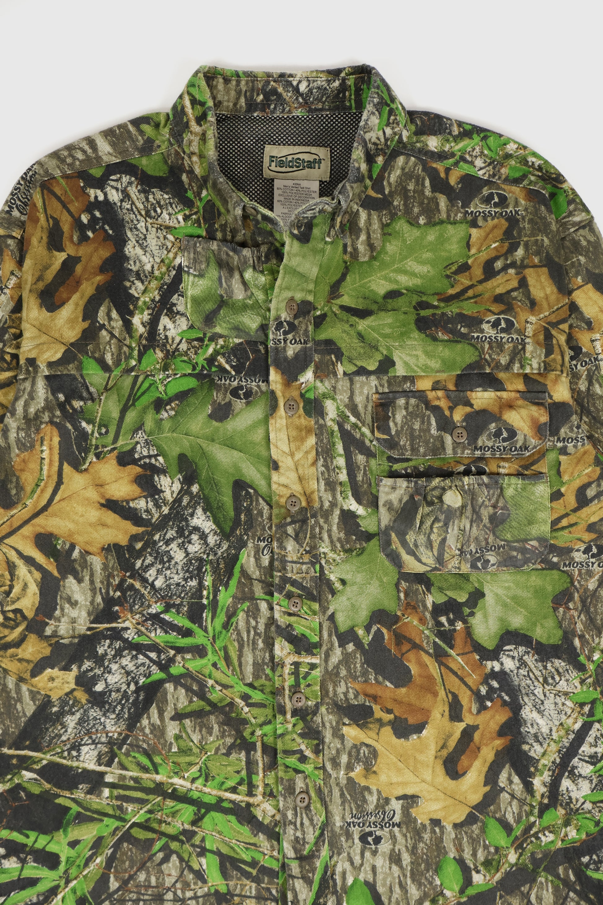 Vintage Real Tree Camo Button-Down Shirt Image 1