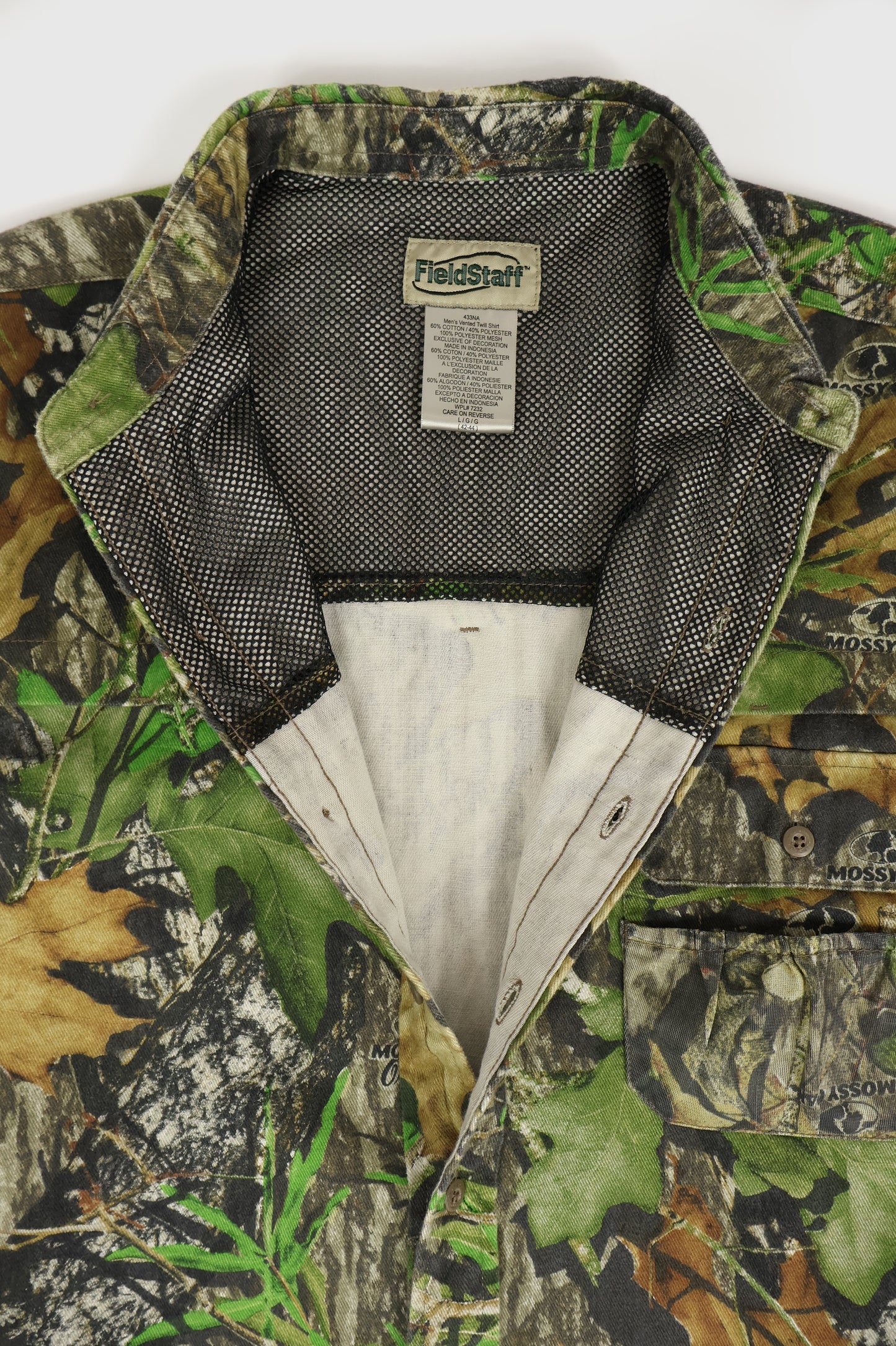 Vintage Real Tree Camo Button-Down Shirt Image 2