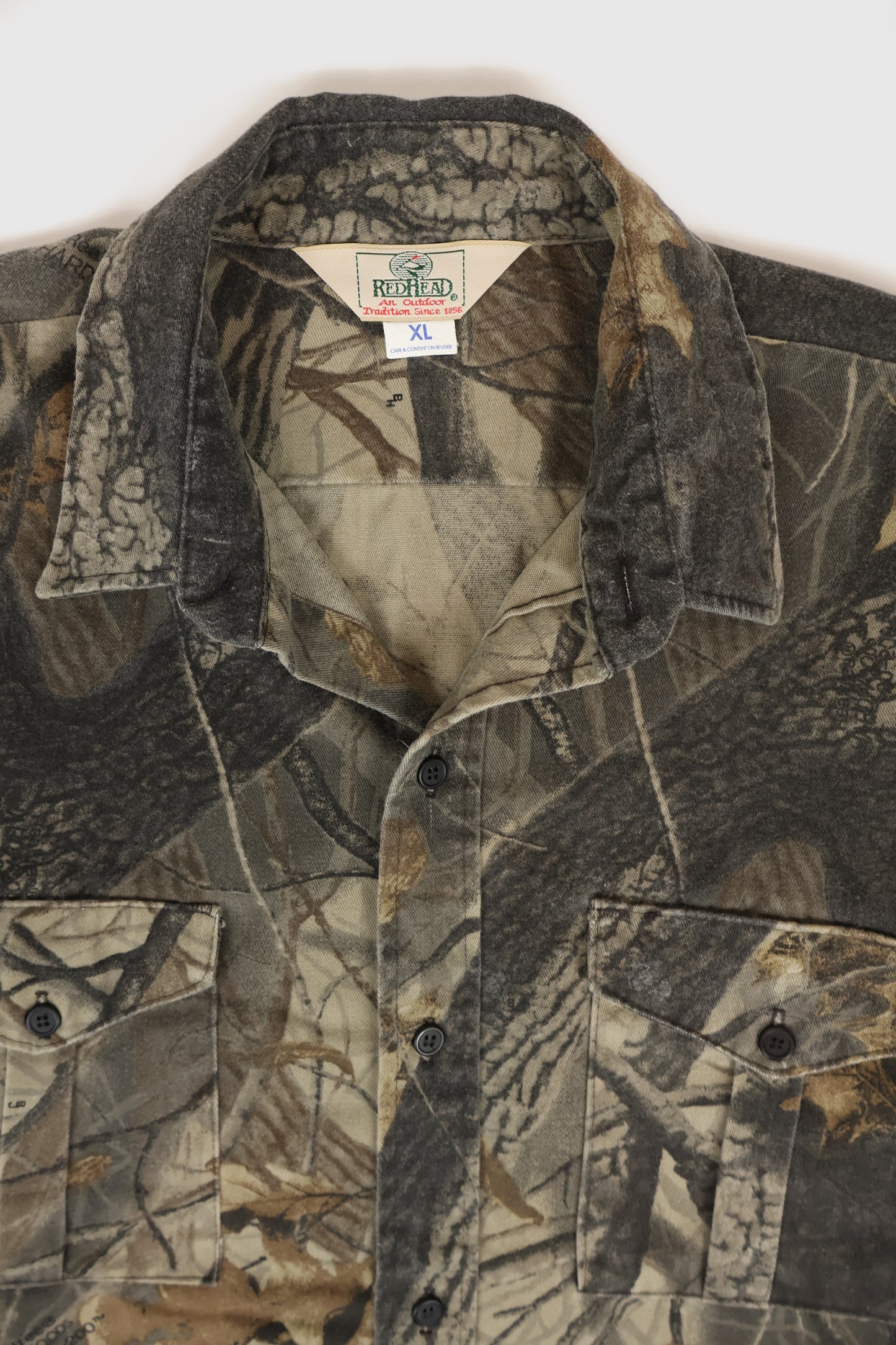 Vintage Real Tree Camo Button-Down Shirt Image 2