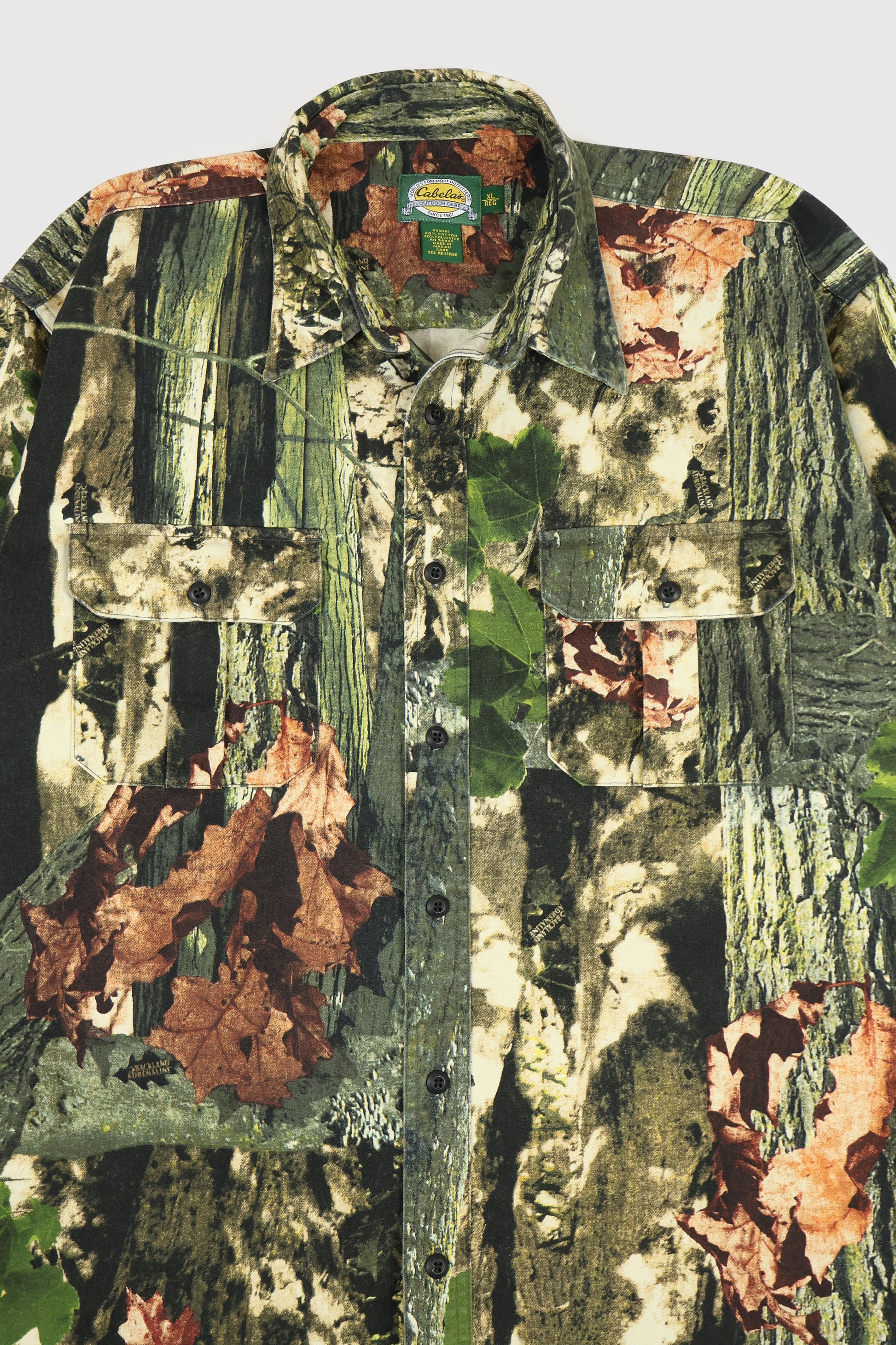 Vintage Real Tree Camo Button-Down Shirt Image 1