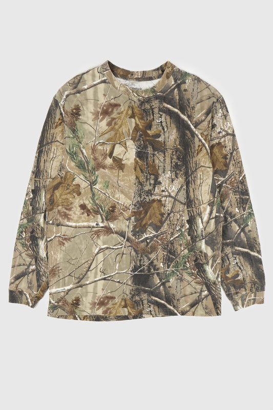 Vintage Real Tree Long Sleeve Camo Tee Image 0