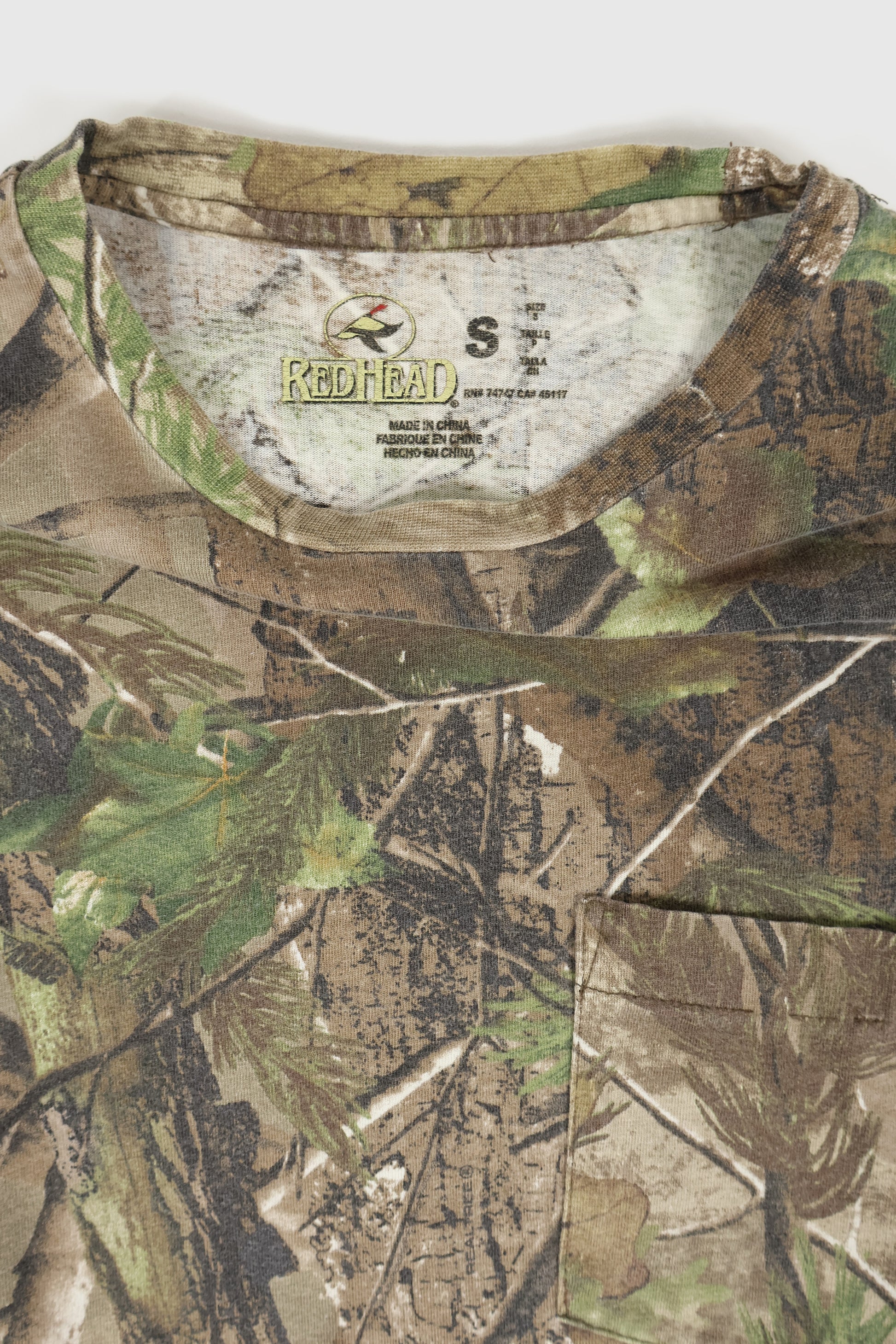 Vintage Real Tree Camo Long Sleeve Tee Image 2