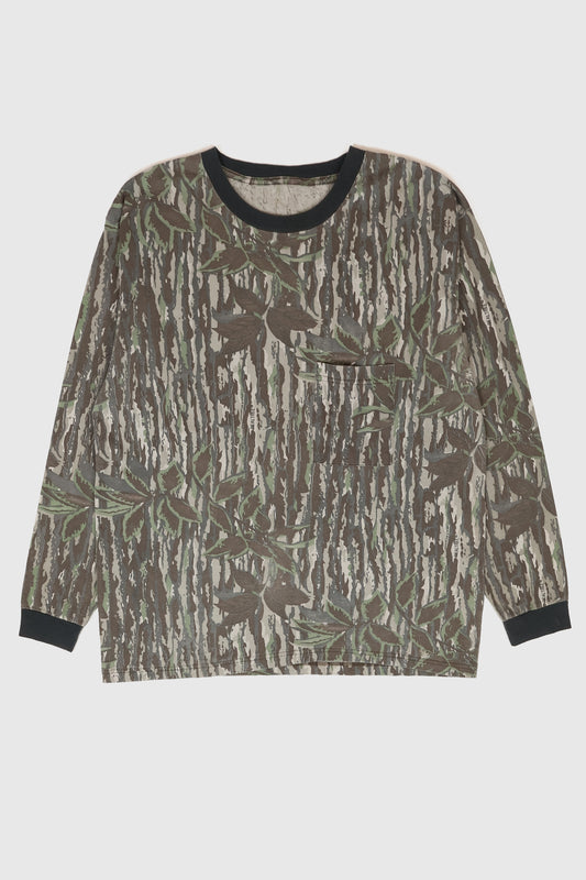 Vintage Long Sleeve Camo Tee Image 0