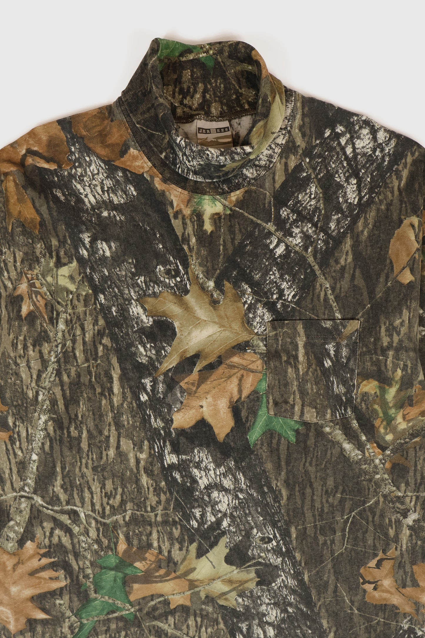 Vintage Real Tree Camo Long Sleeve Turtleneck Tee Image 1