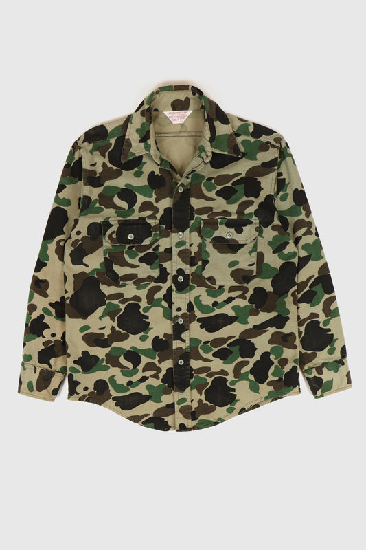 Vintage Camo Button-Down Shirt