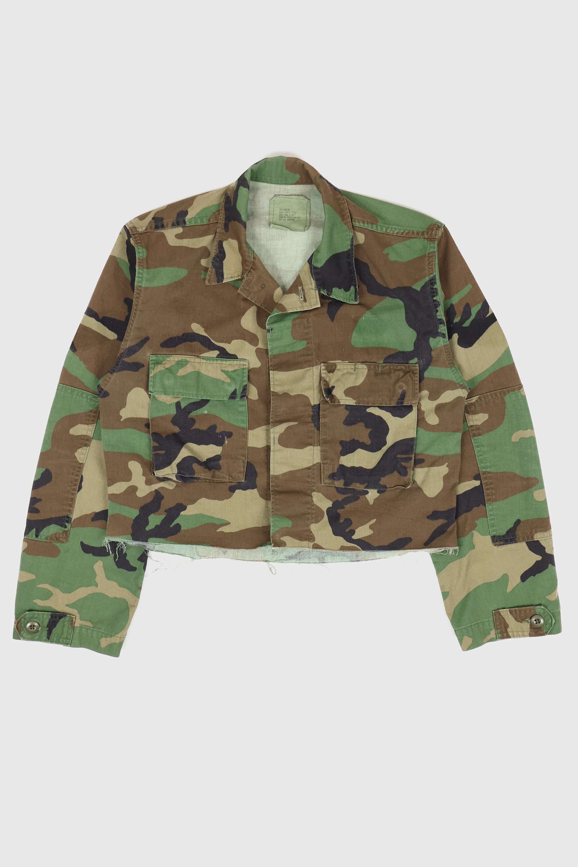 Vintage Camo Cropped Jacket Image 0