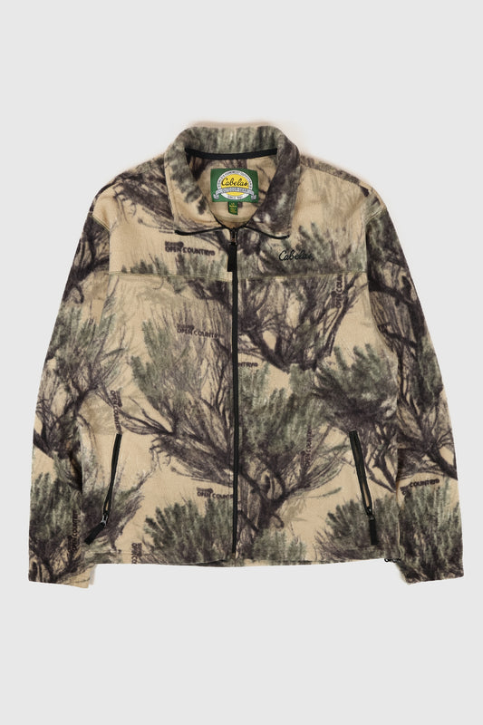 Vintage Cabela's Real Tree Camo Fleece Jacket Image 0