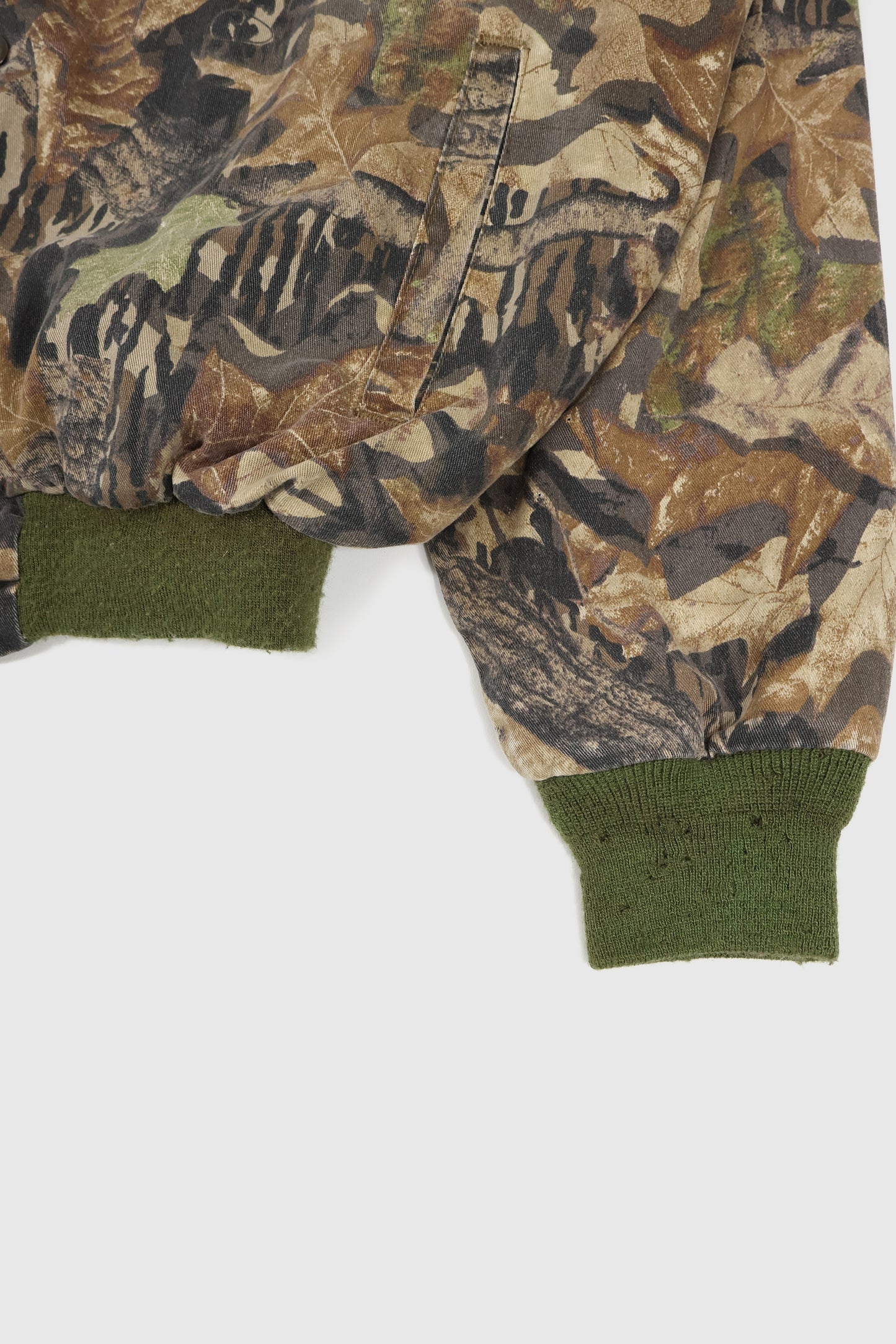 Vintage Real Tree Camo Snap Button Jacket Image 3