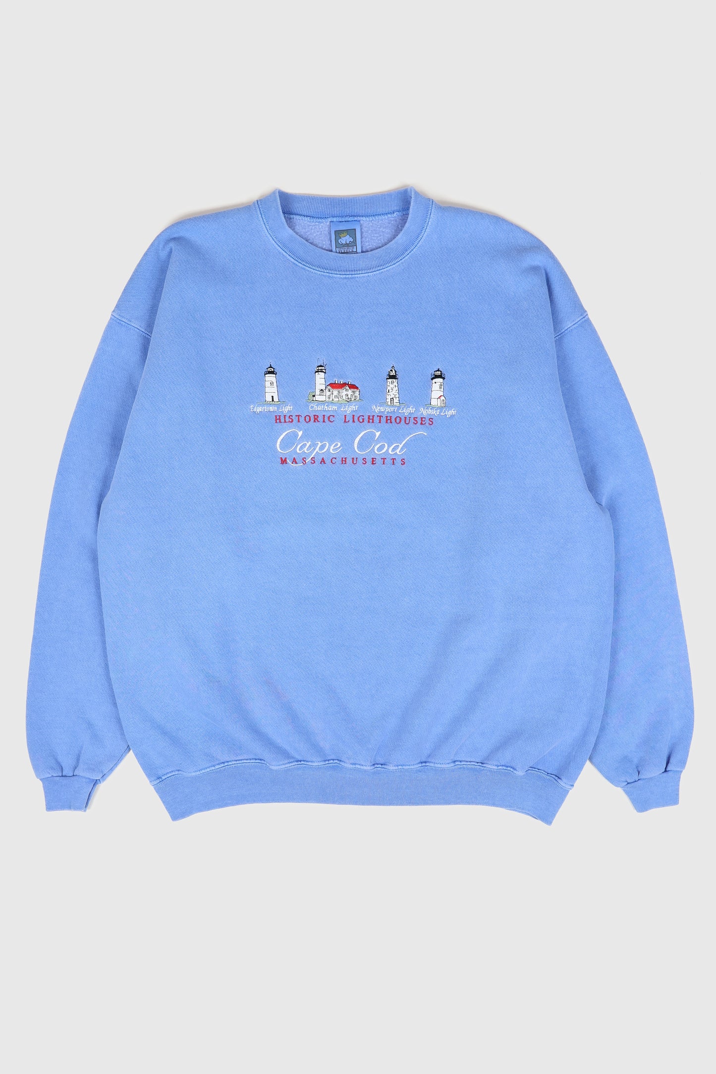 Vintage Cape Cod Lighthouses Crewneck Image 0