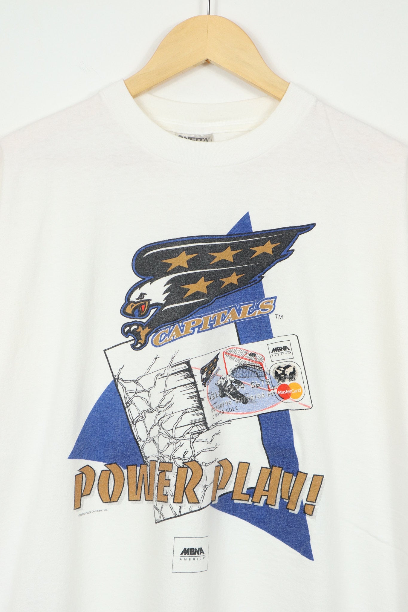 Vintage 1995 Washington Capitals Power Play Tee