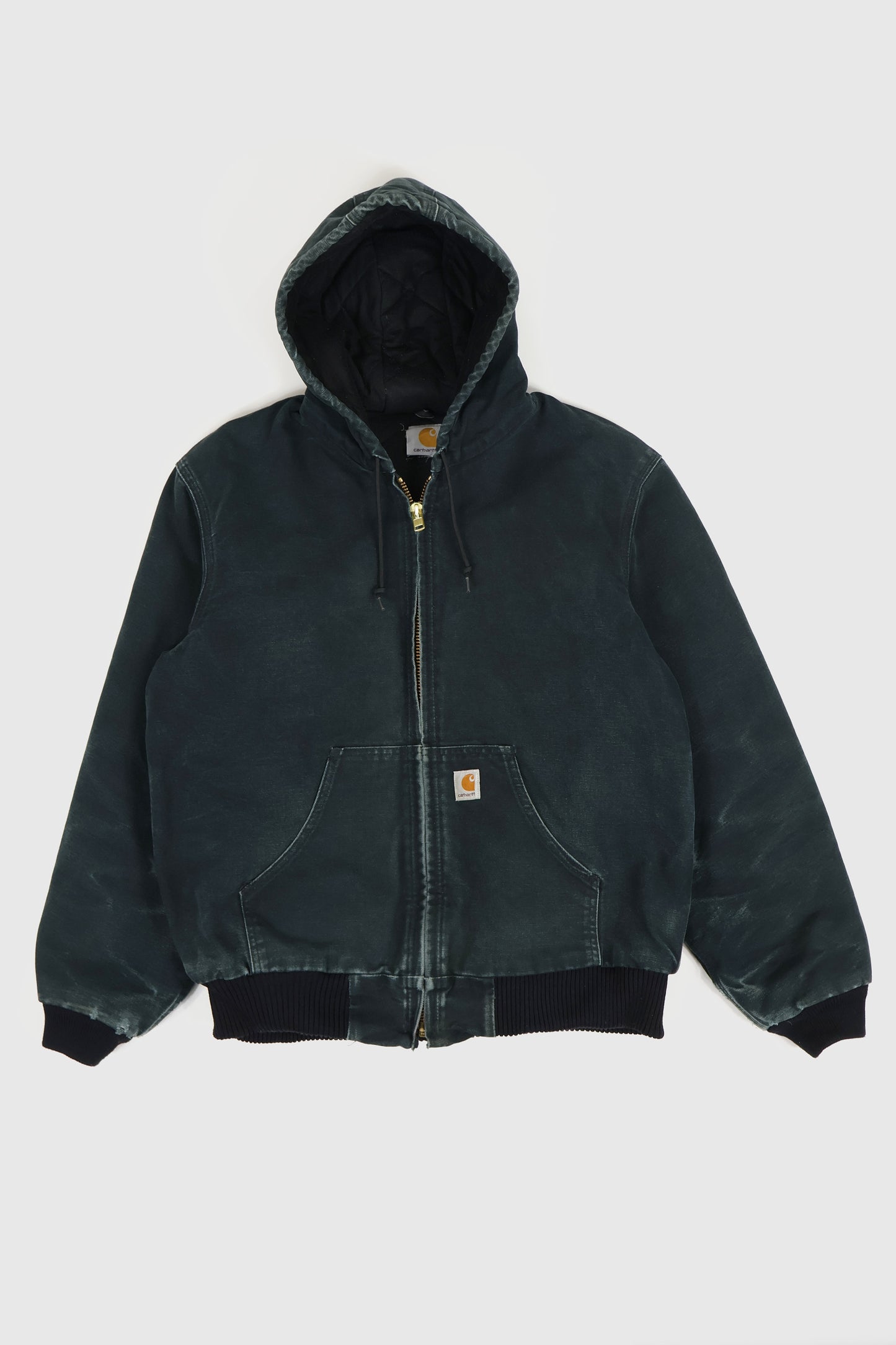 Vintage Carhartt Faded Hooded Jacket Image 0