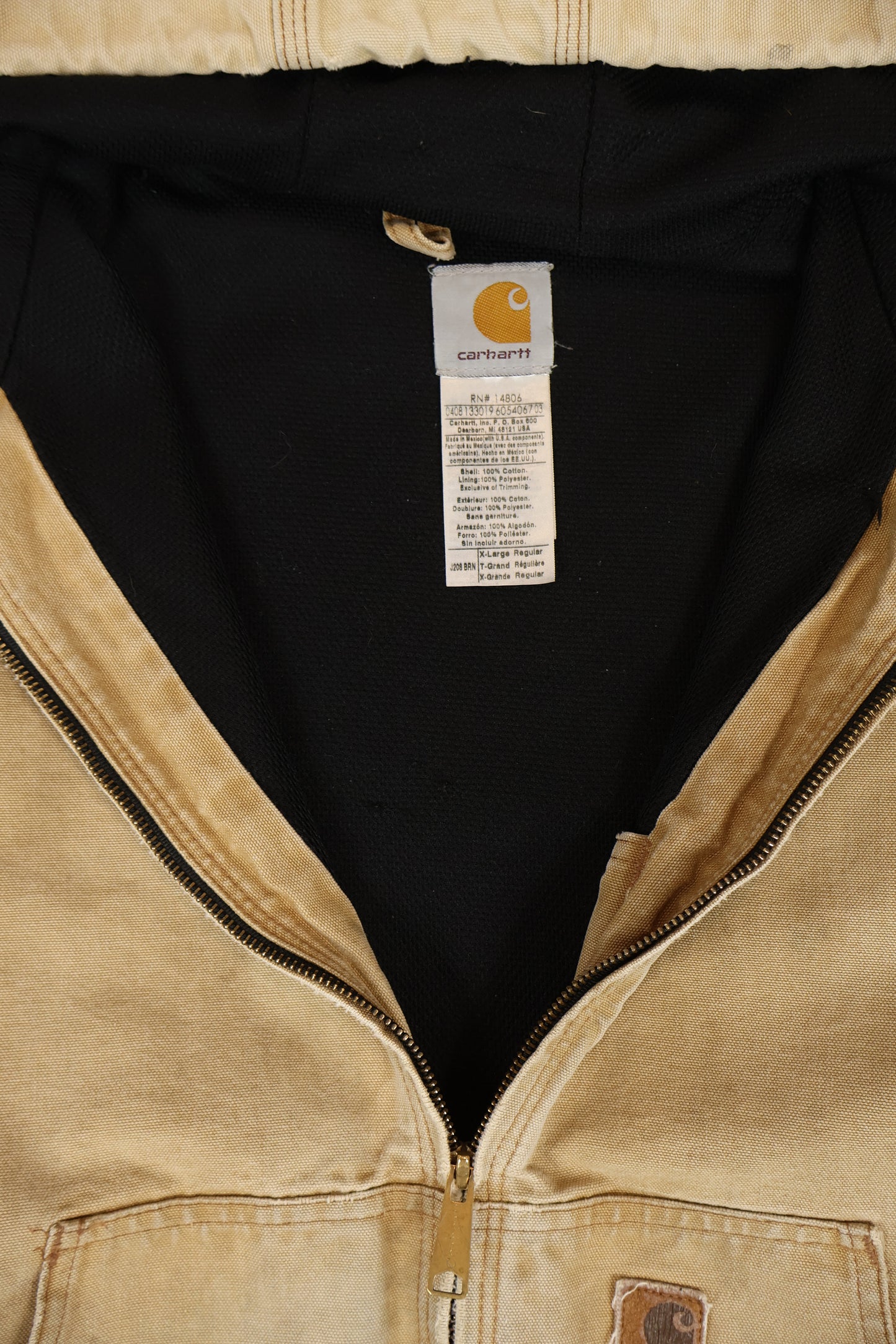 Vintage Carhartt Hooded Jacket Image 3